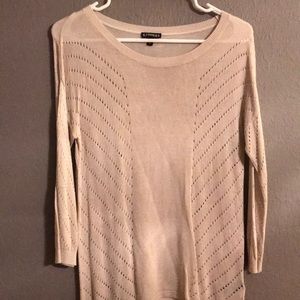 Two express shirts pink and tan